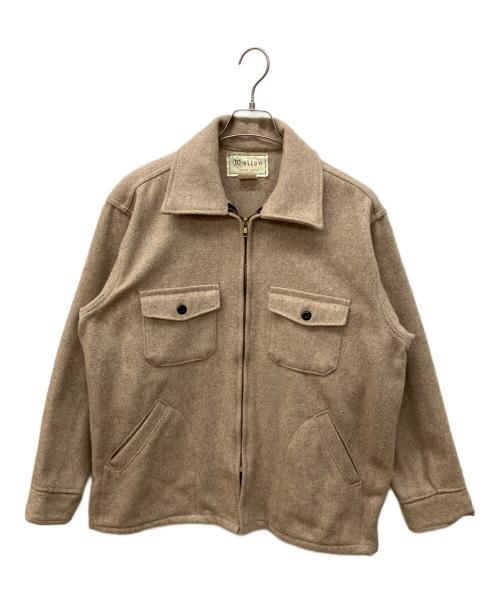 MELTON（メルトン）MELTON (メルトン) ウールジャケット ベージュ サイズ:Lの古着・服飾アイテム