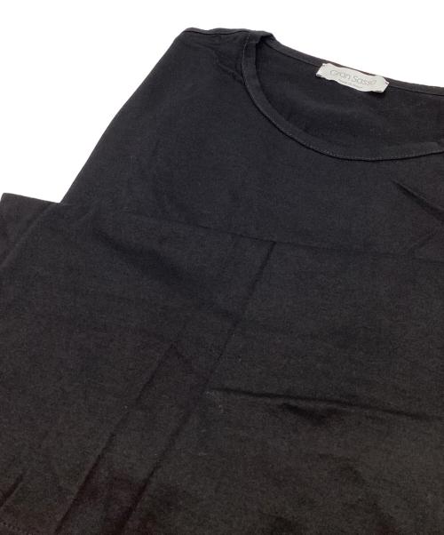 GRAN SASSO（グランサッソ）GRAN SASSO (グランサッソ) Cotton Short-SLEEVE T（コットン・ショートスリーブ・ティー） ブラック サイズ:50の古着・服飾アイテム