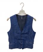 SLOWEAR×MONTEDOROスロウウェア×モンテドーロ）の古着「ジレ」｜インディゴ