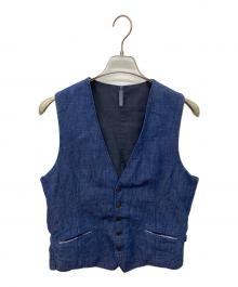 SLOWEAR×MONTEDORO（スロウウェア×モンテドーロ）の古着「ジレ」｜インディゴ