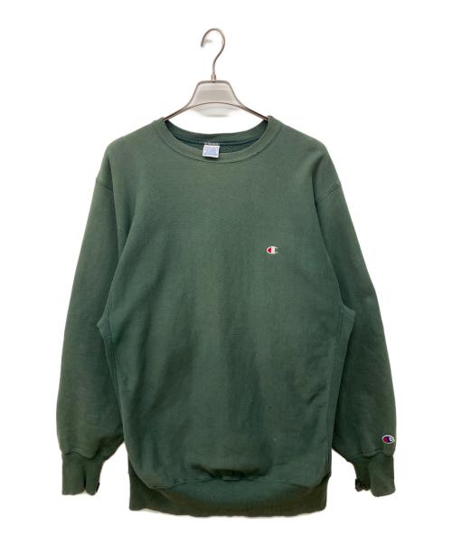 Champion REVERSE WEAVE（チャンピオン リバース ウィーブ）Champion REVERSE WEAVE (チャンピオン リバース ウィーブ) リバースウィーブスウェット グリーン サイズ:XXLの古着・服飾アイテム
