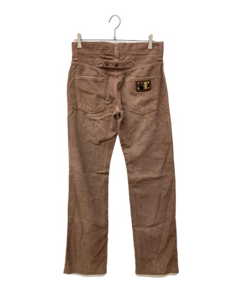 DOLCE & GABBANA（ドルチェ＆ガッバーナ）DOLCE & GABBANA (ドルチェ＆ガッバーナ) ダメージ加工コーデュロイパンツ ブラウン サイズ:44 未使用品の古着・服飾アイテム