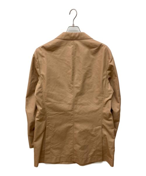 BRUNELLO CUCINELLI（ブルネロクチネリ）BRUNELLO CUCINELLI (ブルネロクチネリ) コットンシルクチェスターコート ブラウン サイズ:50の古着・服飾アイテム