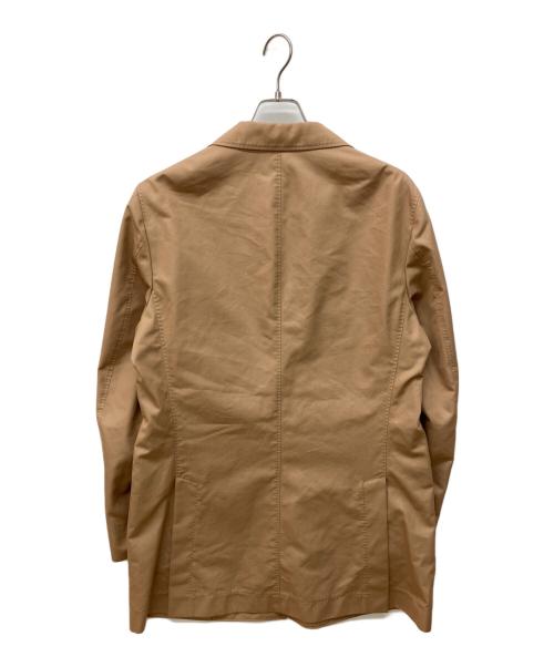 BRUNELLO CUCINELLI（ブルネロクチネリ）BRUNELLO CUCINELLI (ブルネロクチネリ) コットンシルクチェスターコート ブラウン サイズ:50の古着・服飾アイテム