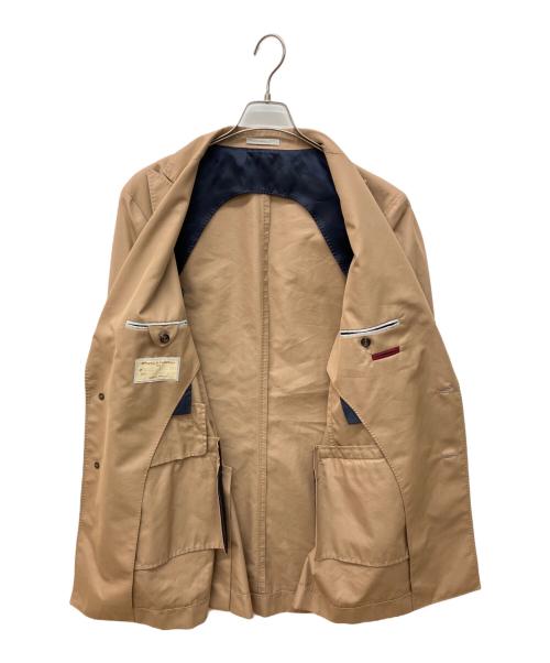 BRUNELLO CUCINELLI（ブルネロクチネリ）BRUNELLO CUCINELLI (ブルネロクチネリ) コットンシルクチェスターコート ブラウン サイズ:50の古着・服飾アイテム