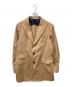 BRUNELLO CUCINELLI（ブルネロクチネリ）の古着「コットンシルクチェスターコート」｜ブラウン