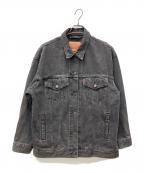 LEVI'Sリーバイス）の古着「バギートラッカー オーバーサイズドデニムジャケット」｜ブラック