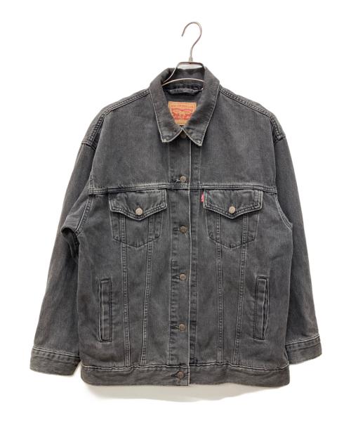 LEVI'S（リーバイス）LEVI'S (リーバイス) バギートラッカー オーバーサイズドデニムジャケット ブラック サイズ:Sの古着・服飾アイテム