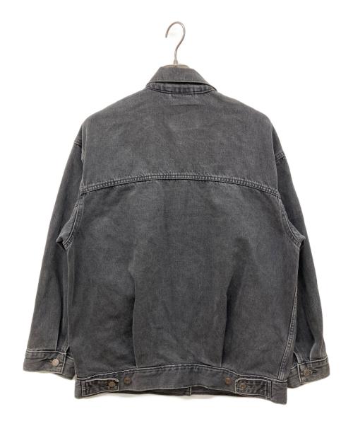 LEVI'S（リーバイス）LEVI'S (リーバイス) バギートラッカー オーバーサイズドデニムジャケット ブラック サイズ:Sの古着・服飾アイテム