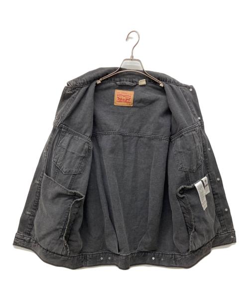 LEVI'S（リーバイス）LEVI'S (リーバイス) バギートラッカー オーバーサイズドデニムジャケット ブラック サイズ:Sの古着・服飾アイテム