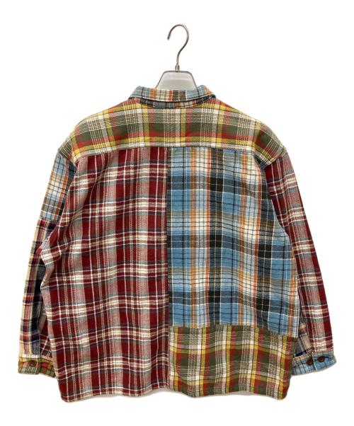 BIG JOHN（ビッグジョン）BIG JOHN (ビッグジョン) CRAZY SHIRT JACKET マルチカラー サイズ:FSの古着・服飾アイテム