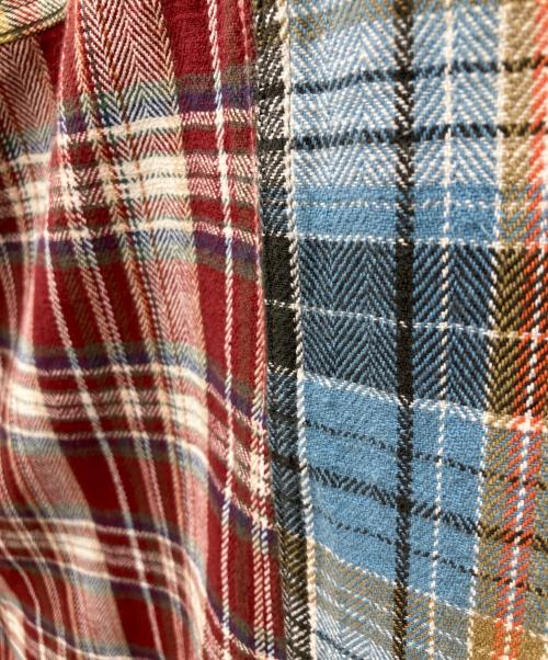 BIG JOHN（ビッグジョン）BIG JOHN (ビッグジョン) CRAZY SHIRT JACKET マルチカラー サイズ:FSの古着・服飾アイテム