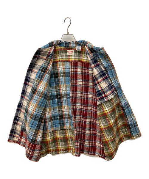 BIG JOHN（ビッグジョン）BIG JOHN (ビッグジョン) CRAZY SHIRT JACKET マルチカラー サイズ:FSの古着・服飾アイテム