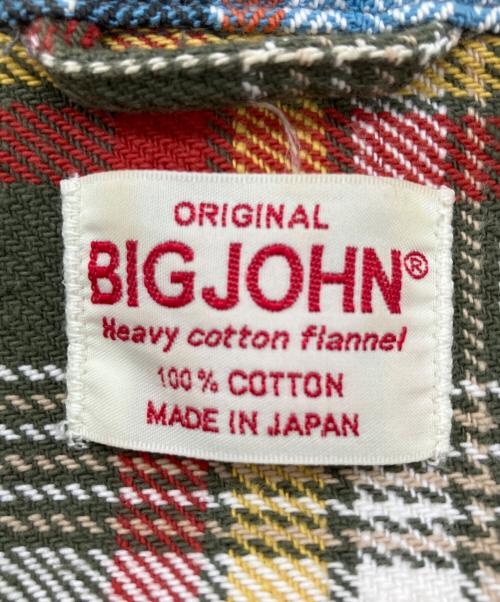 BIG JOHN（ビッグジョン）BIG JOHN (ビッグジョン) CRAZY SHIRT JACKET マルチカラー サイズ:FSの古着・服飾アイテム