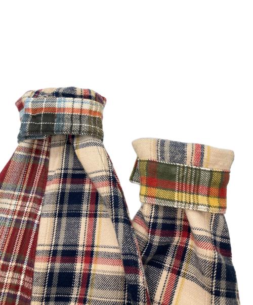BIG JOHN（ビッグジョン）BIG JOHN (ビッグジョン) CRAZY SHIRT JACKET マルチカラー サイズ:FSの古着・服飾アイテム