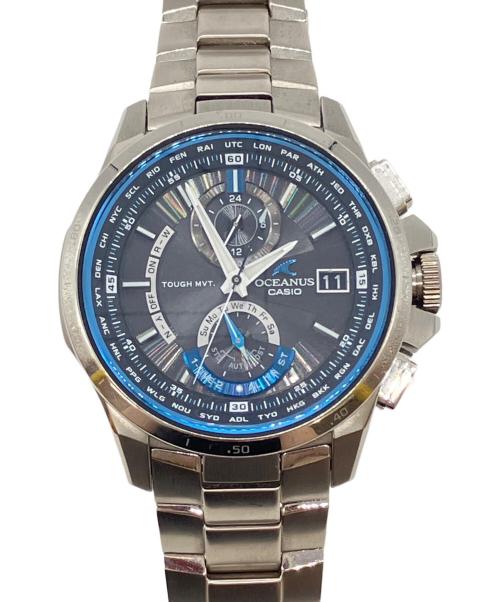 CASIO（カシオ）CASIO (カシオ) クロノグラフ　OCEANUS　オシアナス　ソーラー電波時計 ブルーの古着・服飾アイテム