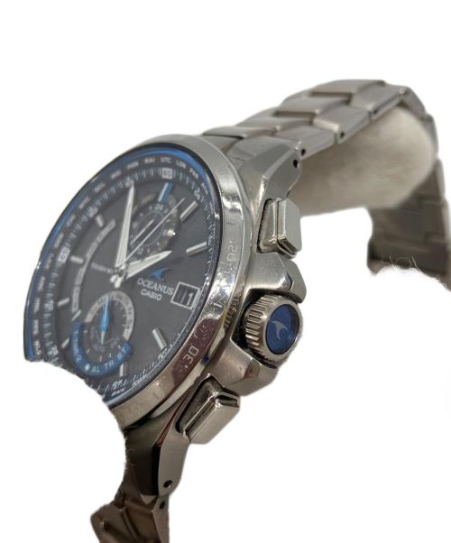 CASIO（カシオ）CASIO (カシオ) クロノグラフ　OCEANUS　オシアナス　ソーラー電波時計 ブルーの古着・服飾アイテム