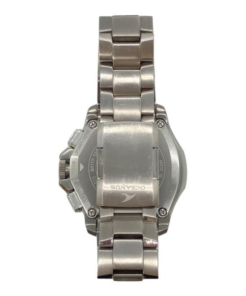 CASIO（カシオ）CASIO (カシオ) クロノグラフ　OCEANUS　オシアナス　ソーラー電波時計 ブルーの古着・服飾アイテム