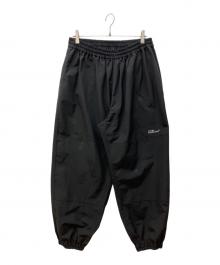 COOTIE PRODUCTIONS（クーティープロダクツ）の古着「Nylon Ripstop Training Pants　ナイロン リップストップ トレーニング パンツ　イージーパンツ」｜ブラック