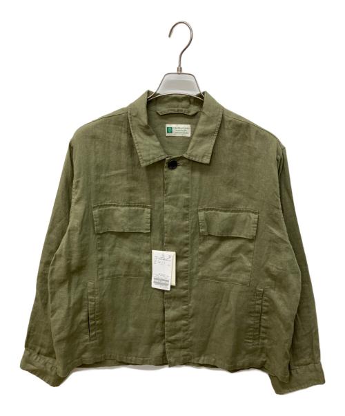 JOURNAL STANDARD（ジャーナルスタンダード）JOURNAL STANDARD (ジャーナルスタンダード) リネンミリタリージャケット カーキ サイズ:FREE 未使用品の古着・服飾アイテム