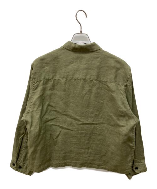 JOURNAL STANDARD（ジャーナルスタンダード）JOURNAL STANDARD (ジャーナルスタンダード) リネンミリタリージャケット カーキ サイズ:FREE 未使用品の古着・服飾アイテム