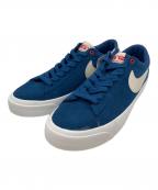 NIKE SBナイキエスビー）の古着「ZOOM BLAZER LOW PRO GT　ローカットスニーカー」｜ブルー