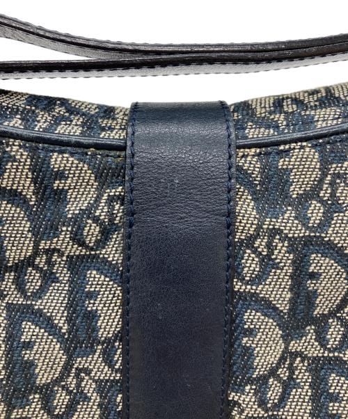 Christian Dior（クリスチャン ディオール）Christian Dior (クリスチャン ディオール) トロッターショルダーバッグ ネイビーの古着・服飾アイテム