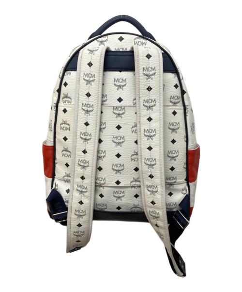 MCM（エムシーエム）MCM (エムシーエム) ヴィセトス スターク バックパック　リュック ホワイトの古着・服飾アイテム