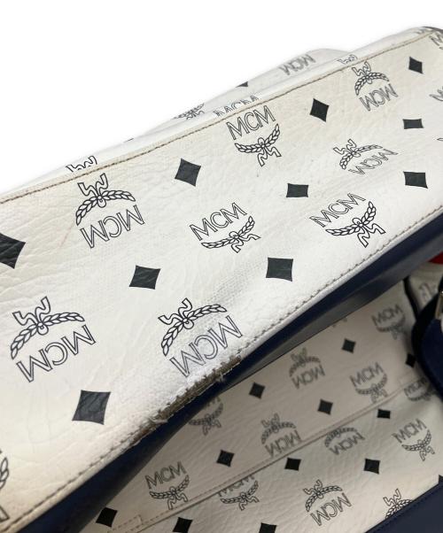 MCM（エムシーエム）MCM (エムシーエム) ヴィセトス スターク バックパック　リュック ホワイトの古着・服飾アイテム