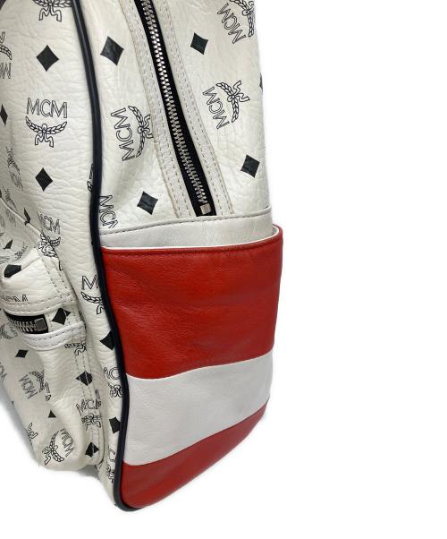 MCM（エムシーエム）MCM (エムシーエム) ヴィセトス スターク バックパック　リュック ホワイトの古着・服飾アイテム