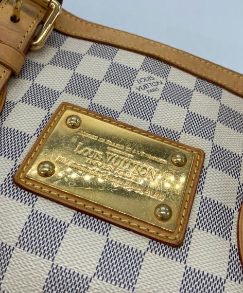 LOUIS VUITTON（ルイ ヴィトン）LOUIS VUITTON (ルイ ヴィトン) ハムステッドMM　ダミエ・アズール　トートバッグ ホワイトの古着・服飾アイテム