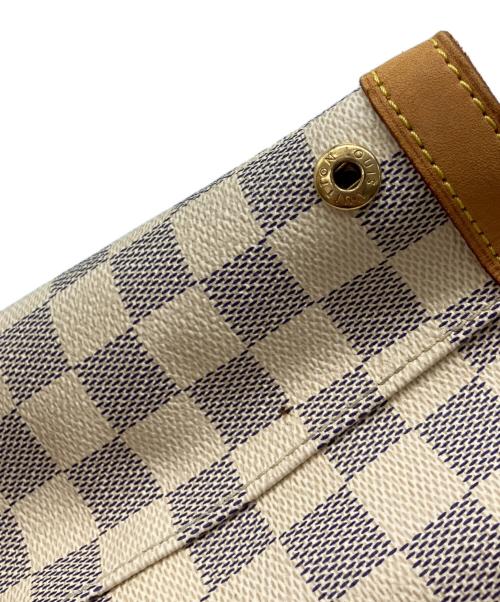 LOUIS VUITTON（ルイ ヴィトン）LOUIS VUITTON (ルイ ヴィトン) ハムステッドMM　ダミエ・アズール　トートバッグ ホワイトの古着・服飾アイテム