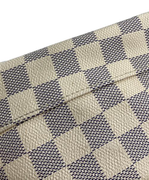 LOUIS VUITTON（ルイ ヴィトン）LOUIS VUITTON (ルイ ヴィトン) ハムステッドMM　ダミエ・アズール　トートバッグ ホワイトの古着・服飾アイテム