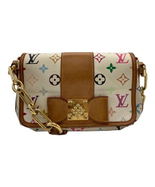 LOUIS VUITTON（ルイ ヴィトン）LOUIS VUITTON (ルイ ヴィトン) パティ モノグラム・マルチカラー ショルダーバッグ ホワイトの古着・服飾アイテム