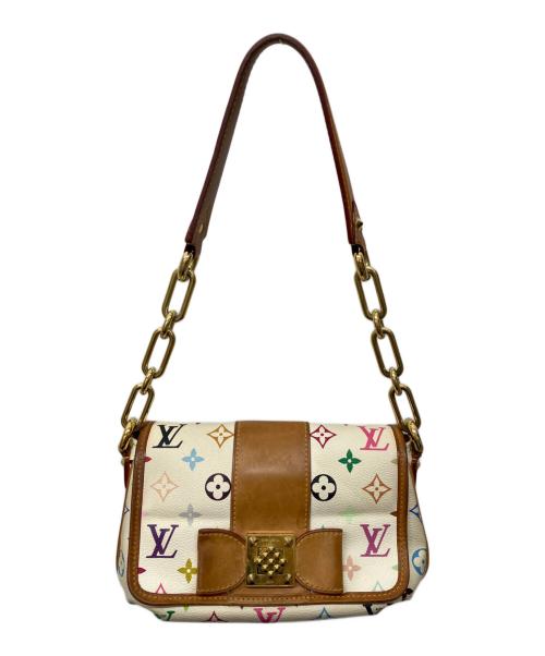 LOUIS VUITTON（ルイ ヴィトン）LOUIS VUITTON (ルイ ヴィトン) パティ モノグラム・マルチカラー ショルダーバッグ ホワイトの古着・服飾アイテム