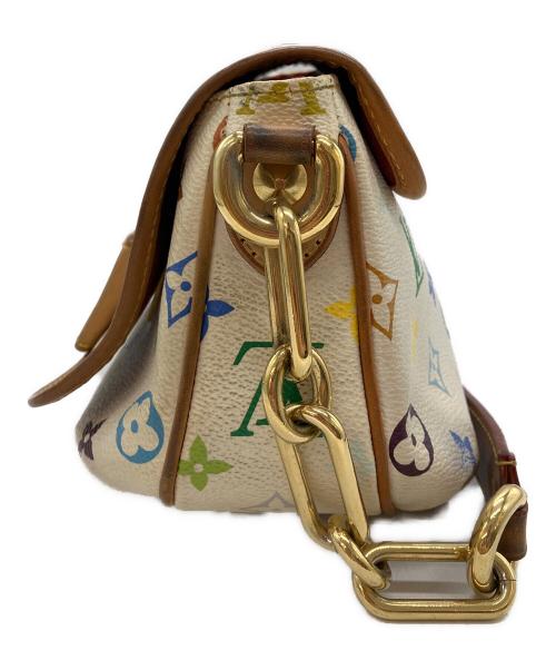 LOUIS VUITTON（ルイ ヴィトン）LOUIS VUITTON (ルイ ヴィトン) パティ モノグラム・マルチカラー ショルダーバッグ ホワイトの古着・服飾アイテム