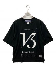 beauty:beast（ビューティービースト）の古着「ONE-THIRD プリントTシャツ」｜ブラック