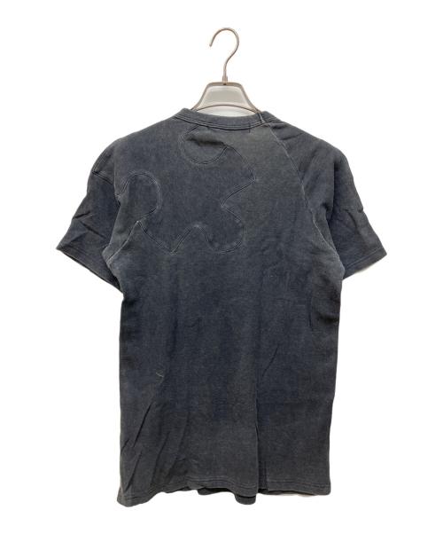 beauty:beast（ビューティービースト）beauty:beast (ビューティービースト) 背面パズル柄ラグランTシャツ ブラック サイズ:Mの古着・服飾アイテム