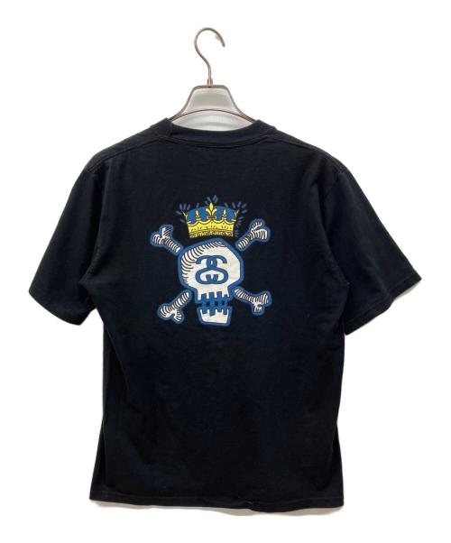 stussy（ステューシー）stussy (ステューシー) スカルボーンプリントTシャツ ブラック サイズ:Lの古着・服飾アイテム