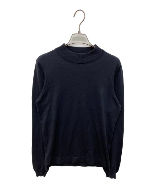 GRAN SASSO（グランサッソ）GRAN SASSO (グランサッソ) 12ゲージソフトコットンモックネックニット ネイビー サイズ:44の古着・服飾アイテム