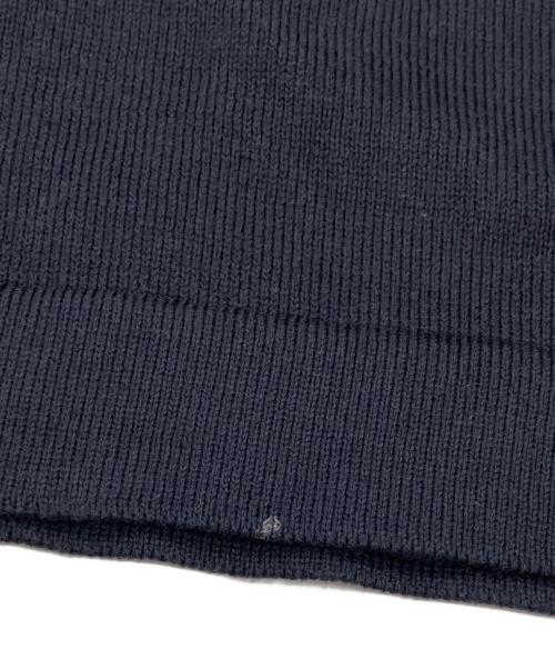 GRAN SASSO（グランサッソ）GRAN SASSO (グランサッソ) 12ゲージソフトコットンモックネックニット ネイビー サイズ:44の古着・服飾アイテム
