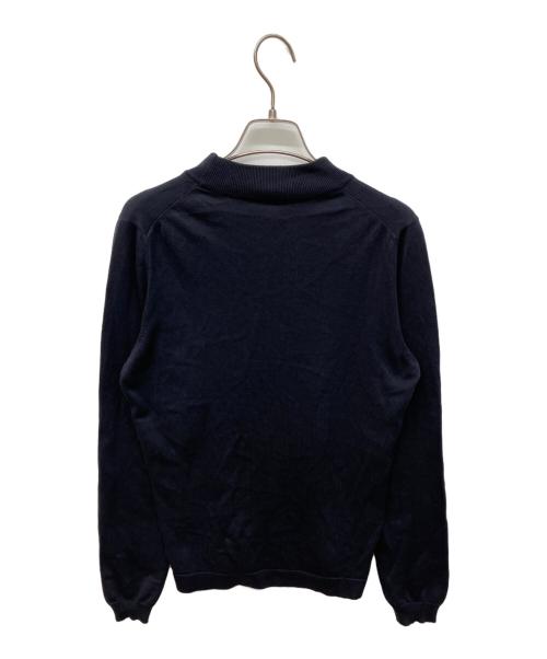 GRAN SASSO（グランサッソ）GRAN SASSO (グランサッソ) 12ゲージソフトコットンモックネックニット ネイビー サイズ:44の古着・服飾アイテム