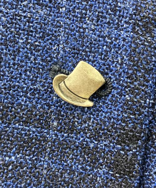 TAGLIATORE（タリアトーレ）TAGLIATORE (タリアトーレ) チェック テーラード ジャケット ブルー サイズ:44の古着・服飾アイテム