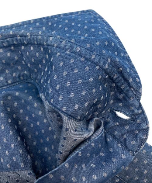 giannetto（ジャンネット）giannetto (ジャンネット) ワイドカラーシャツ インディゴ サイズ:15/38の古着・服飾アイテム