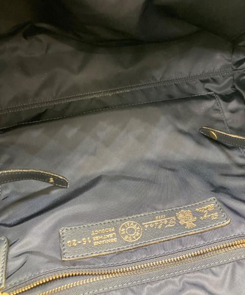 Felisi（フェリージ）Felisi (フェリージ) レザートートバッグ ネイビーの古着・服飾アイテム