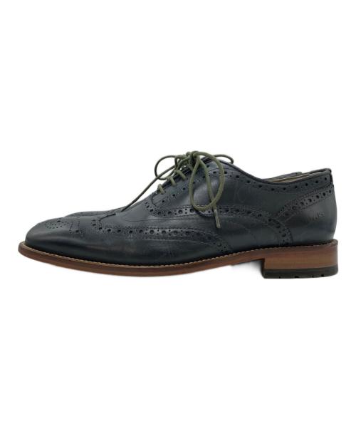 CLARKS（クラークス）CLARKS (クラークス) ウィングチップシューズ ネイビー サイズ:25cmの古着・服飾アイテム