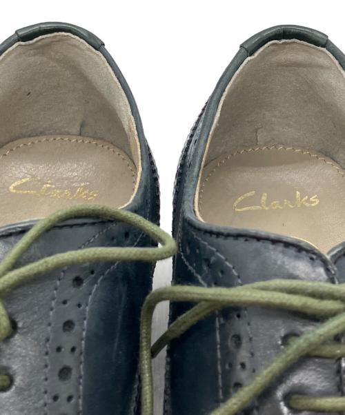 CLARKS（クラークス）CLARKS (クラークス) ウィングチップシューズ ネイビー サイズ:25cmの古着・服飾アイテム