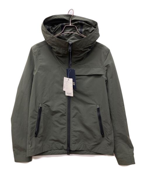 HERNO（ヘルノ）HERNO (ヘルノ) ジップアップナイロンフーディ　ナイロンジャケット カーキ サイズ:46 未使用品の古着・服飾アイテム