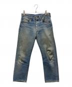 LEVI'Sリーバイス）の古着「78年製 66後期 501 デニムパンツ　ボタン裏刻印6」｜インディゴ