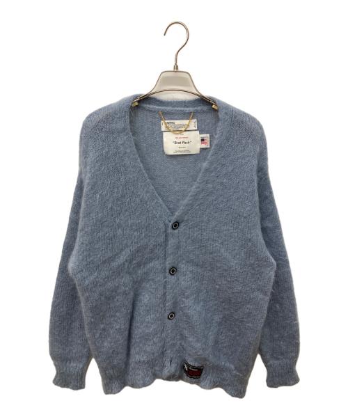 DAIRIKU（ダイリク）DAIRIKU (ダイリク) Molly Mohair Knit Cardigan ブルー サイズ:FREEの古着・服飾アイテム